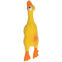 Игрушка для собак Triol "Утка", 14 см, цвет желтый...