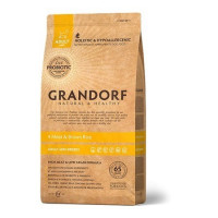 Grandorf 4meat & Brown Rice Adult Min сухой корм для собак мелких пород, четыре вида мяса с бурым рисом - 1 кг...