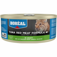 Корм влажный Boreal красное мясо тунца в соусе для кошек, 156г...