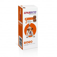 INTERVET Бравекто таблетка для собак от блох и клещей (4,5-10кг) 250мг, 1 таб.