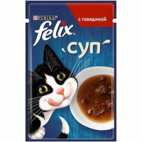 Корм для кошек FELIX Soup GiG Говядина пауч 48г