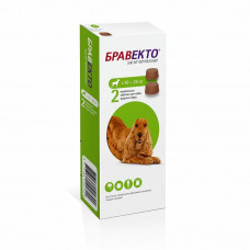 INTERVET Бравекто 500мг жевательная таблетка для собак средних пород 10-20кг, 1 таб.