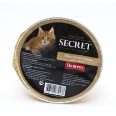 Секрет (Secret) Premium 125г паштет мясное ассорти консервы д/котят (879438)