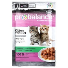 ProBalance пауч 1'st Diet для котят с кроликом в желе 85гр