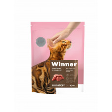 Сухой корм Winner для взрослых кошек всех пород говядина 78442 (400г)