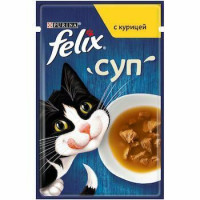 Корм для кошек FELIX Soup GiG Курица пауч 48г