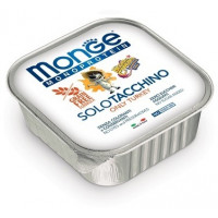 Консервы Monge Dog Monoproteico Solo B&S для взрослых собак паштет из индейки 70014144BS (150г)