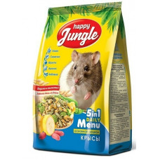 Корм для декоративных крыс "Happy Jungle", 400 г