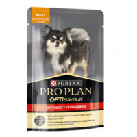 Консервы для для взрослых собак карликовых пород Pro Plan, 85 г (со вкусом говядины) Purina Pro plan...