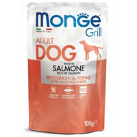 Консервы для собак "Monge Dog Grill Pouch" (лосось), 100 г